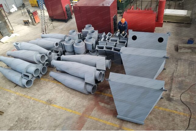 Производство промышленных циклонов ЦН 15 600 6СП